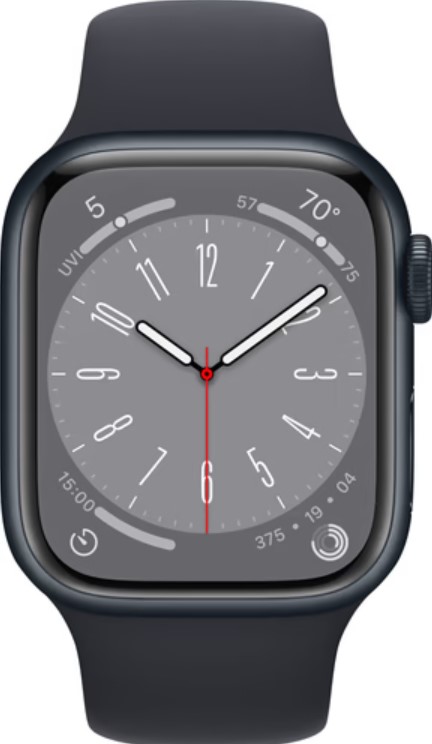 Apple Watch Series 8 45mm Midnight Aluminium Midnight Sportband